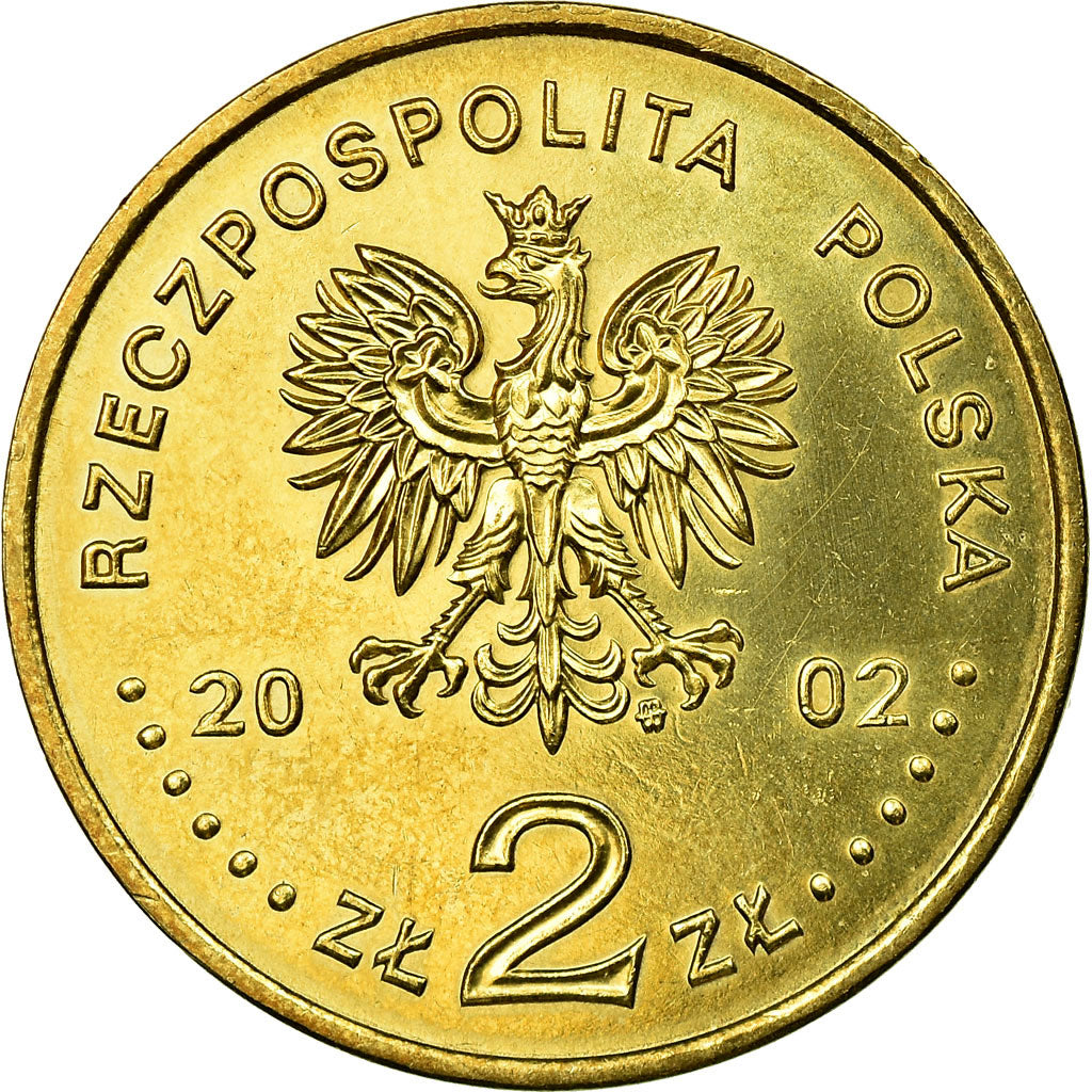 Moneda, Polonia, Bronislaw Malinowski, 2 Zlote, 2002, Warsaw, MBC, Latón
