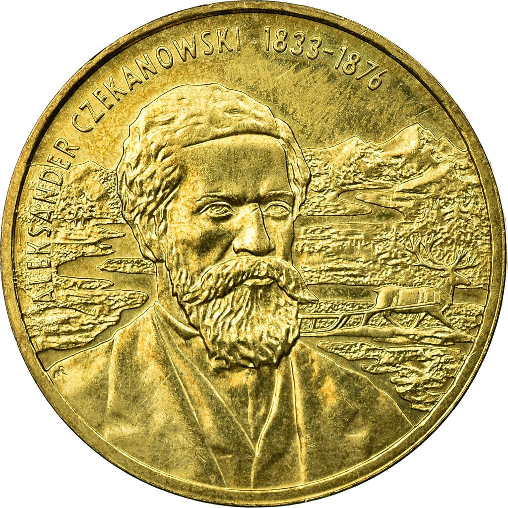 Coin, Poland, Aleksander Czekanowski (1833-1876), 2 Zlote, 2004, Warsaw
