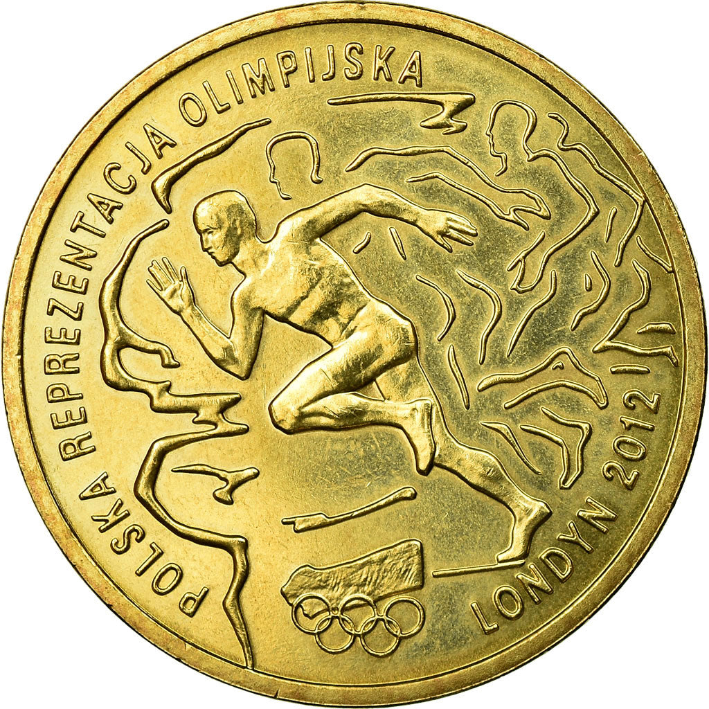 Moneta, Polonia, London Olympics, 2012; Polish Team, 2 Zlote, 2012, Warsaw