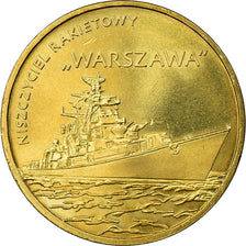 Moeda, Polónia, Polish Ships - Warszawa Guided-Missle Destroyer, 2 Zlotych
