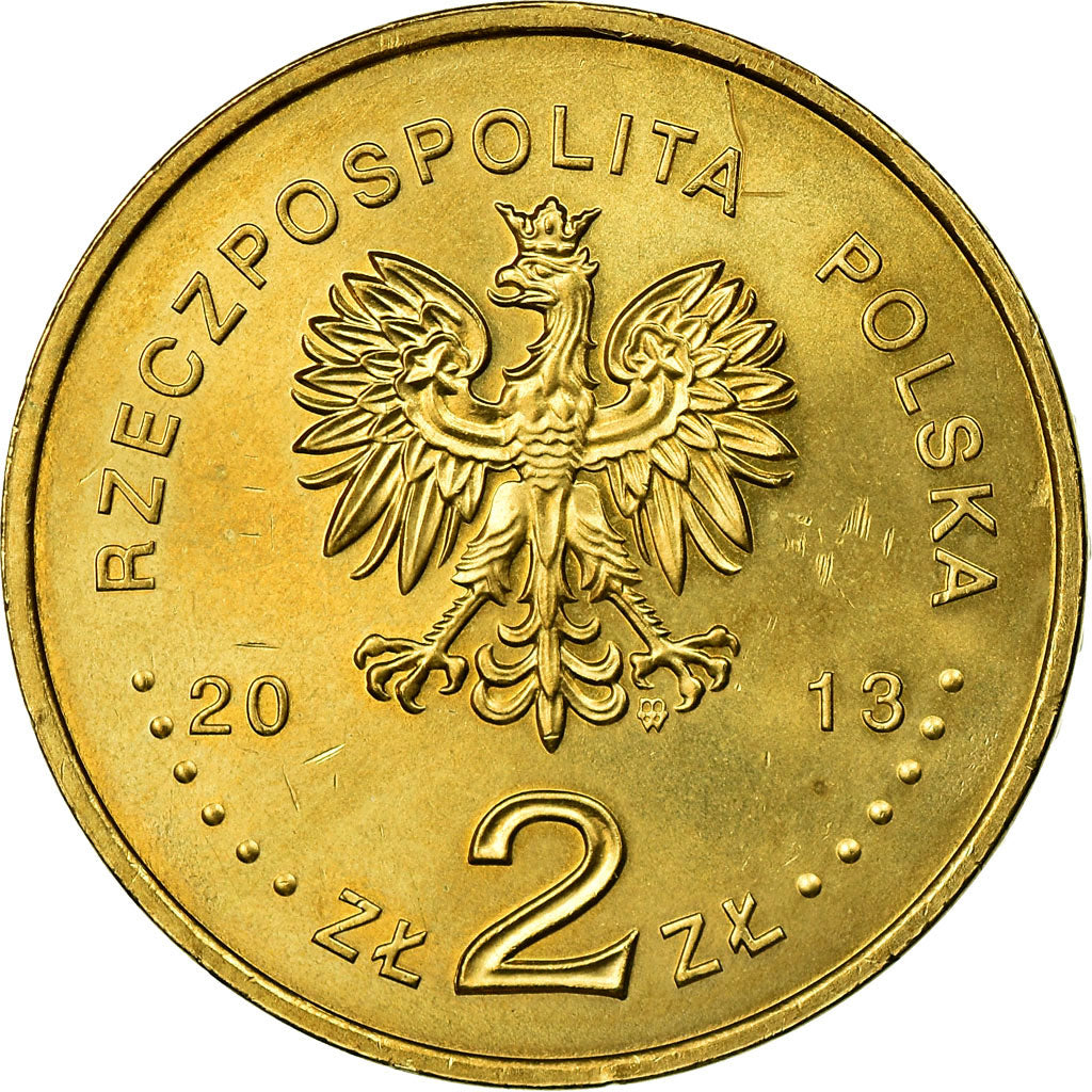Moeda, Polónia, Polish Ships - Warszawa Guided-Missle Destroyer, 2 Zlotych