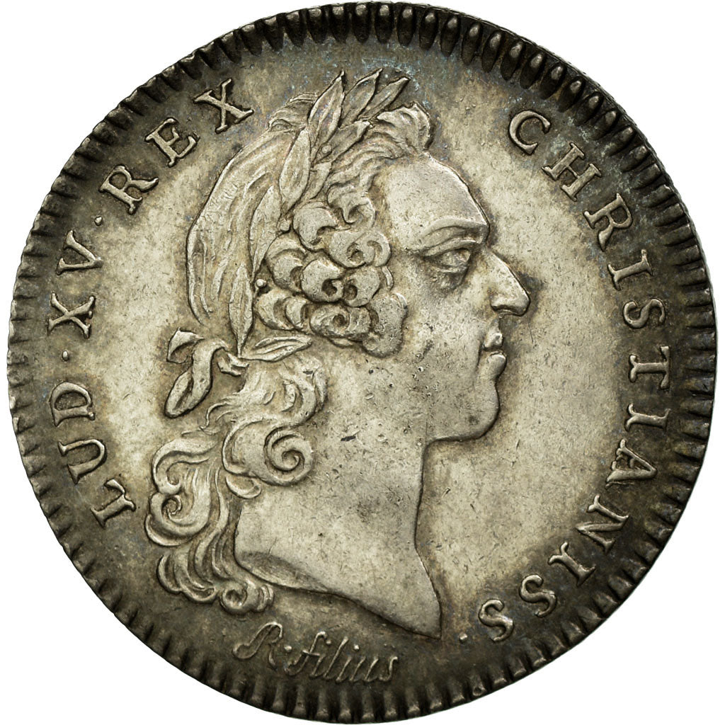 France, Token, Justice, AU(50-53), Silver, Feuardent:3328