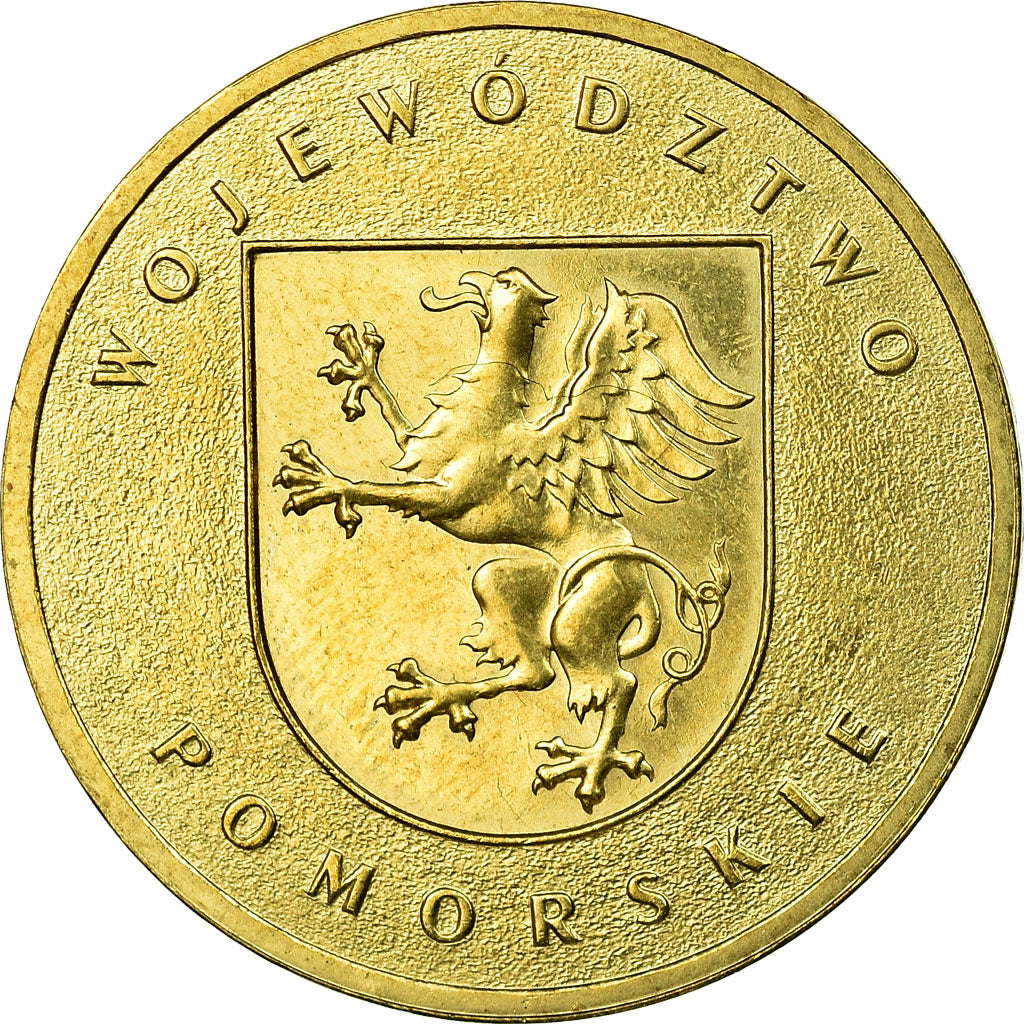 Moneta, Polonia, Pomorskie District, 2 Zlote, 2004, Warsaw, BB, Ottone, KM:492