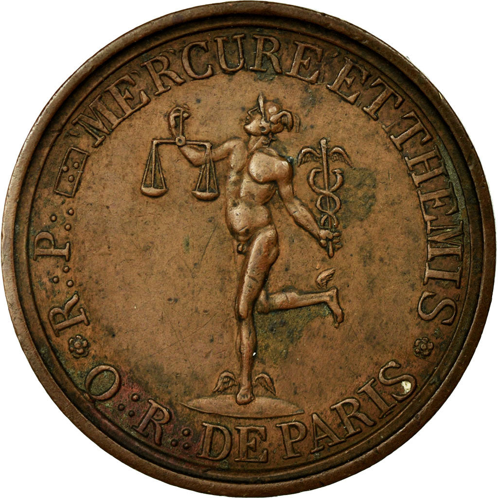 France, Token, Masonic, AU(55-58), Copper, Labouret:289