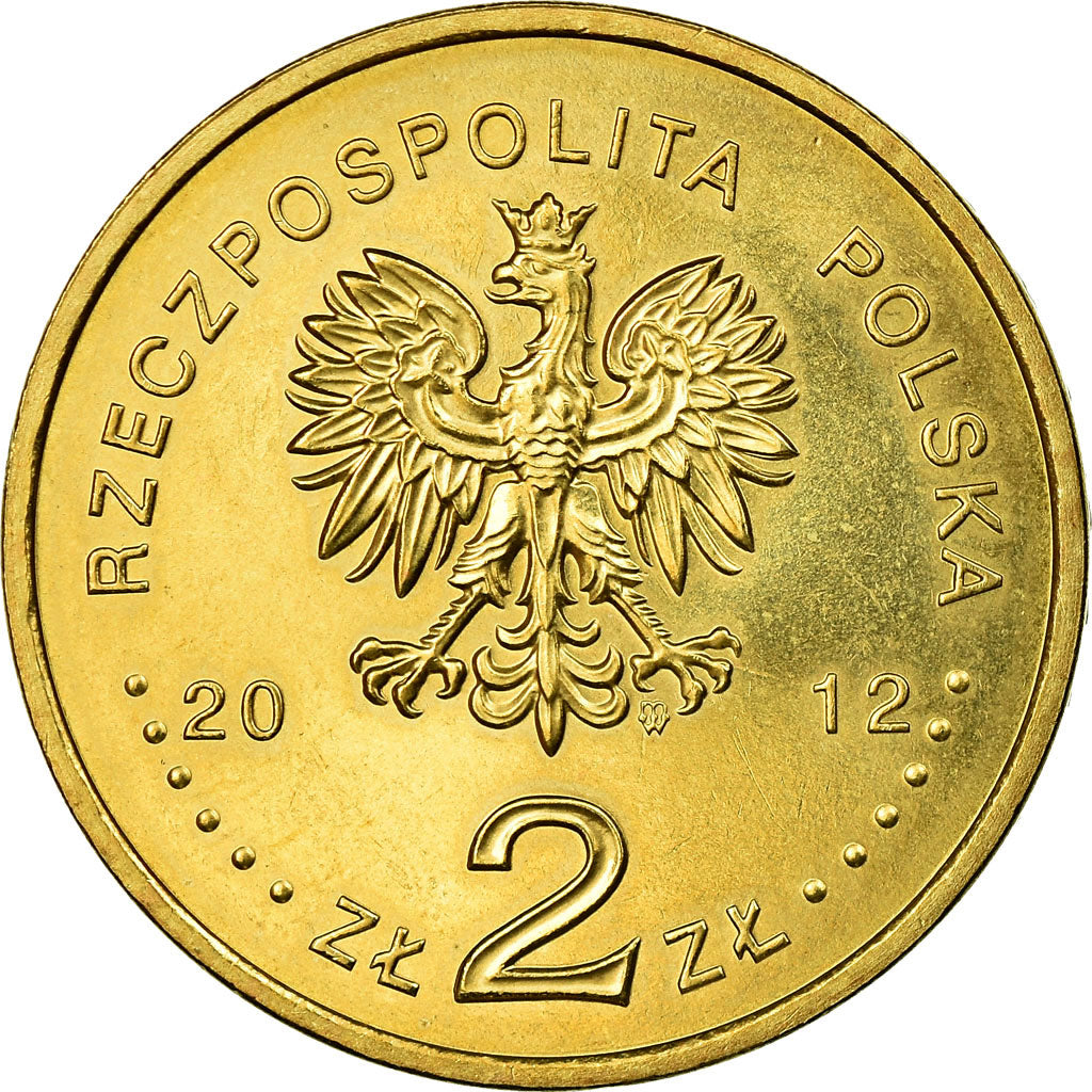 Moneta, Polonia, European Football Championships, 2 Zlote, 2012, Warsaw, BB