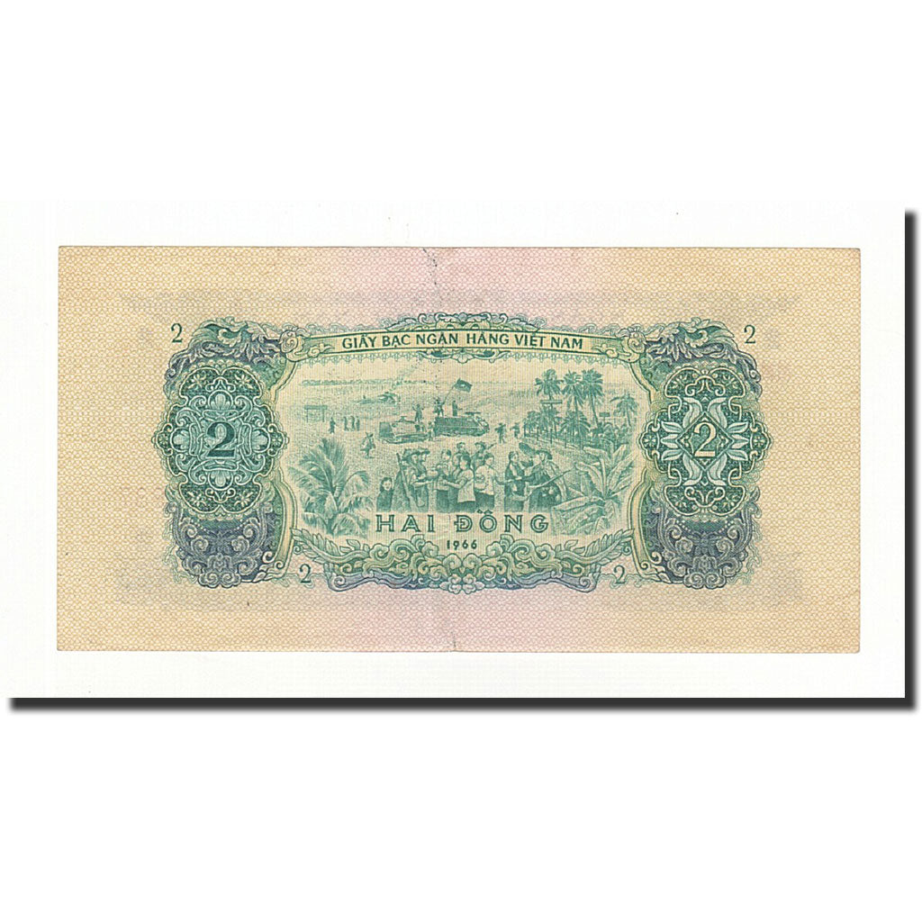 Banknote, South Viet Nam, 2 D<ox>ng, 1966, KM:41a, UNC(60-62)
