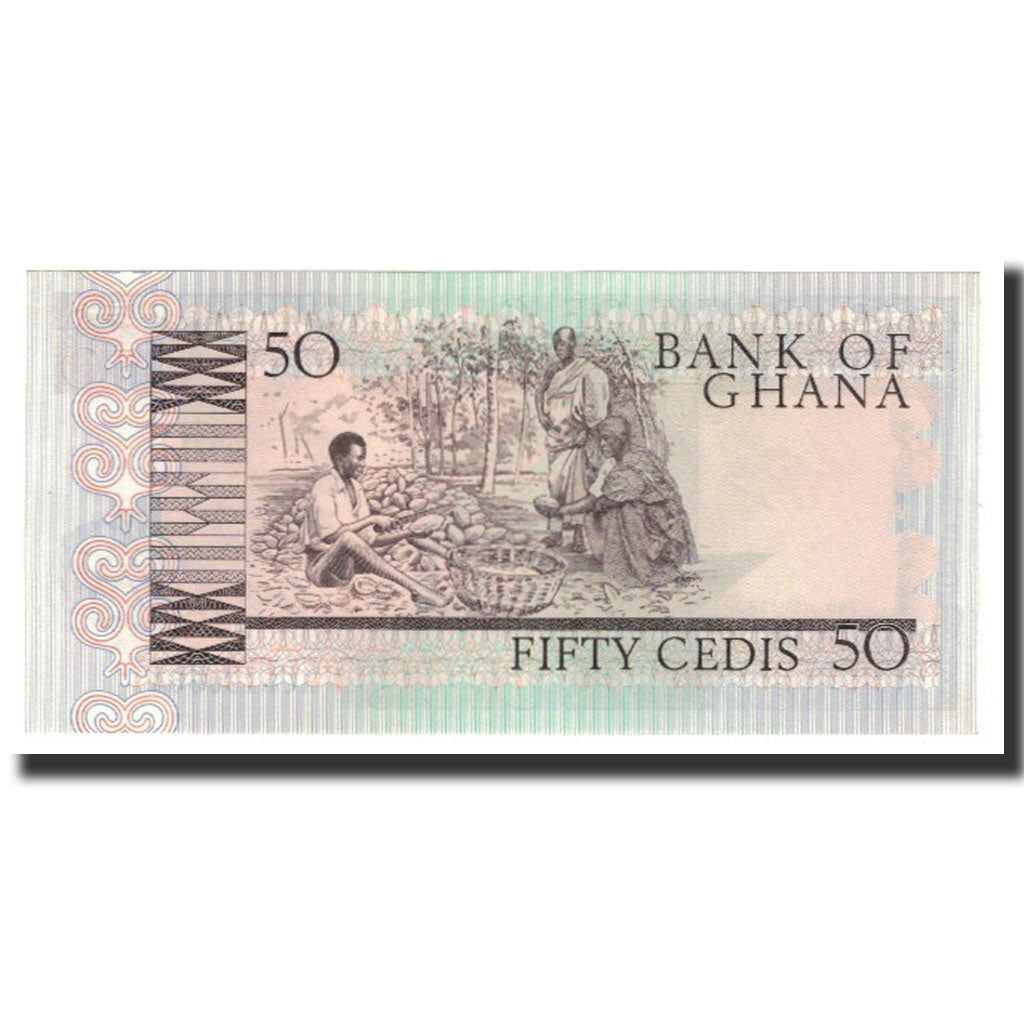 Biljet, Ghana, 50 Cedis, 1980-07-02, KM:22b, NIEUW