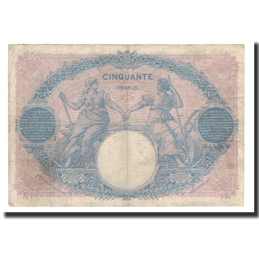 Banknote, France, 50 Francs, 1906-04-25, VF(30-35), Fayette:14.18, KM:64d