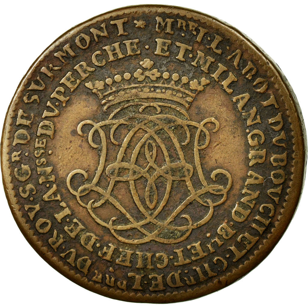 France, Token, Royal, 1692, EF(40-45), Copper, Feuardent:6509