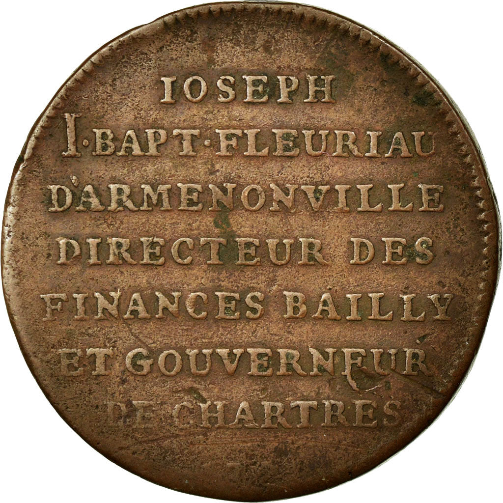 France, Token, Royal, 1703, EF(40-45), Copper, Feuardent:8253