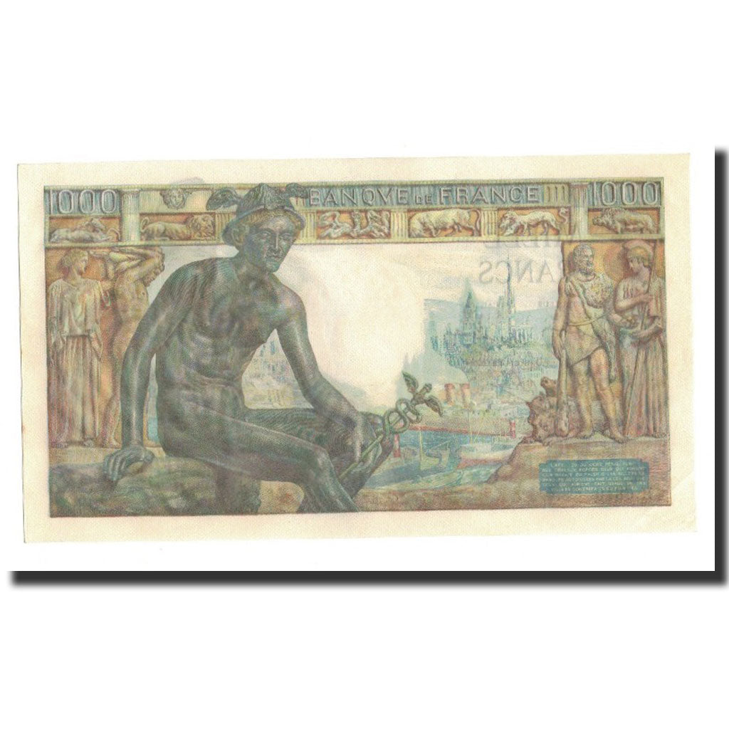 Francja, 1000 Francs, Déesse Déméter, 1943-07-08, H.6819, UNC(63)