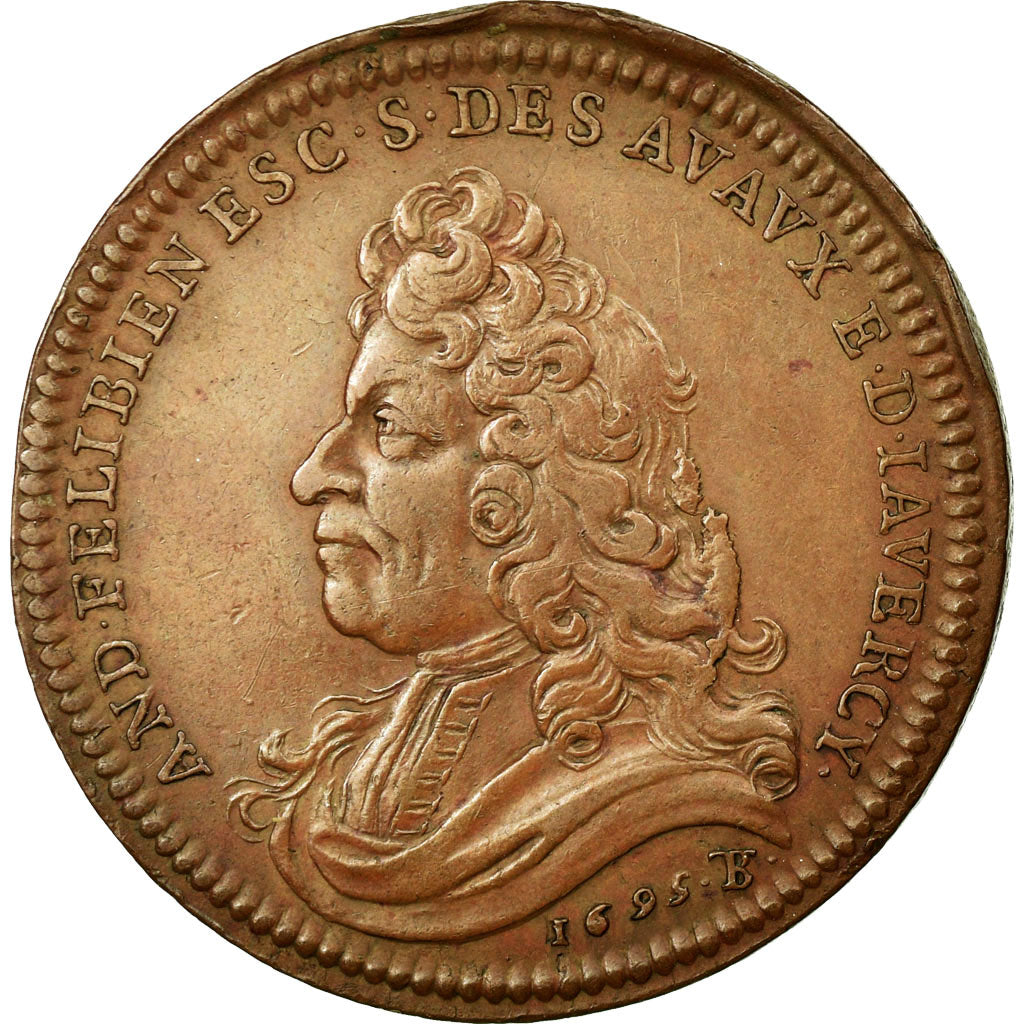France, Token, Royal, 1712, EF(40-45), Copper, Feuardent:8259
