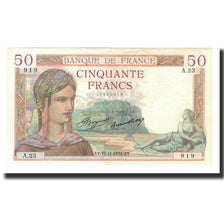 Frankreich, 50 Francs, 1934-11-15, VZ, Fayette:17.1, KM:81