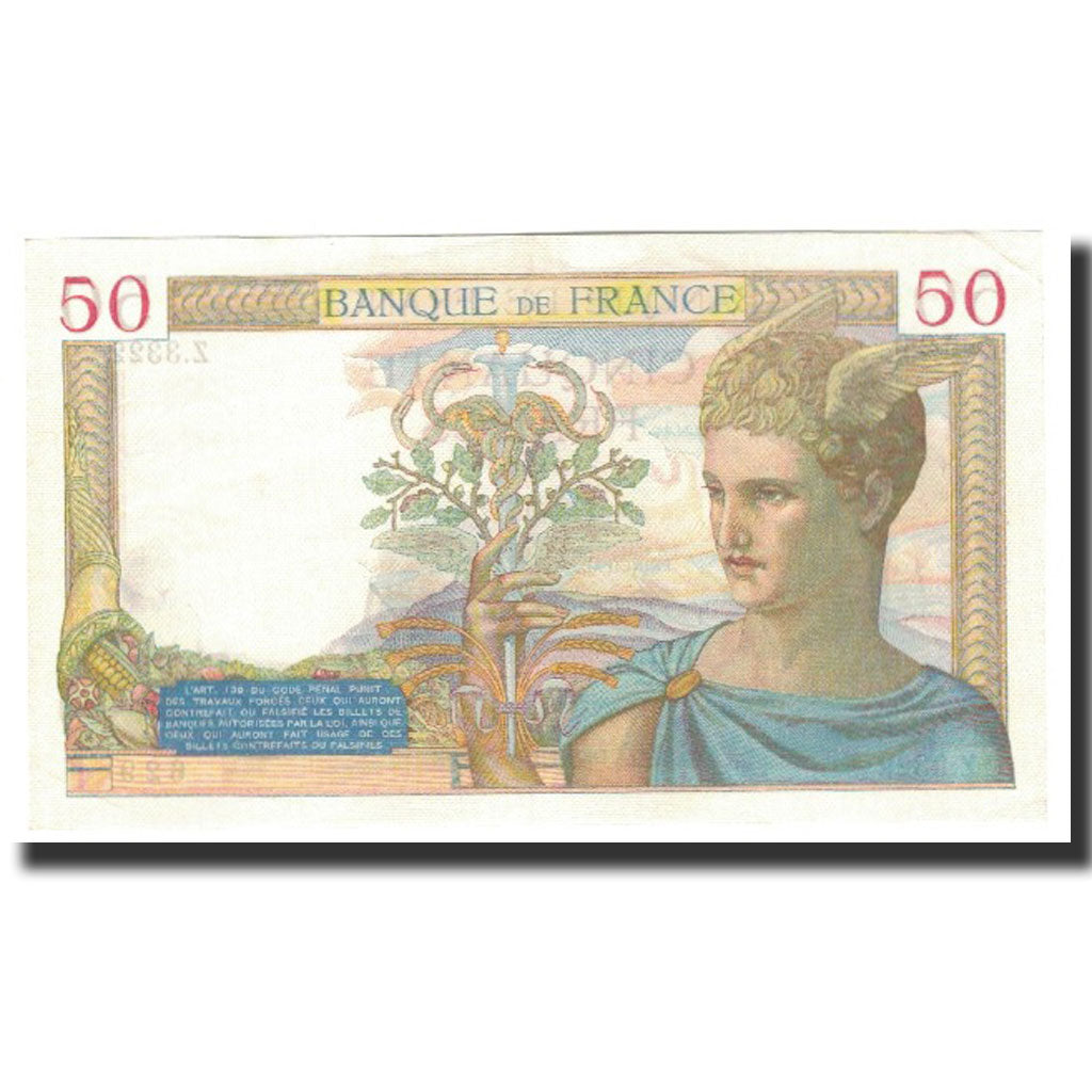 France, 50 Francs, 1935-10-31, UNC(60-62), Fayette:17.19, KM:81