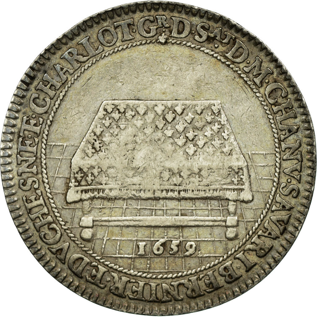 France, Token, Royal, 1659, EF(40-45), Silver, Feuardent:377