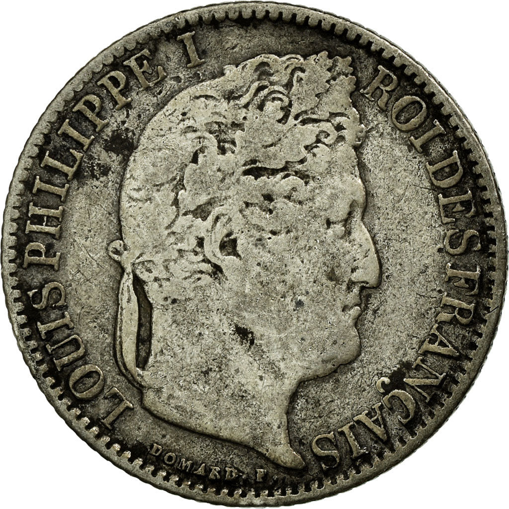 Münze, Frankreich, Louis-Philippe, 1/2 Franc, 1843, Lille, S, Silber