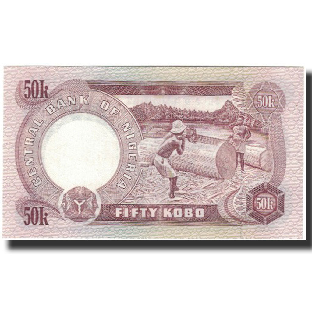 Banknote, Nigeria, 50 Kobo, Undated (1973-78), KM:14f, UNC(65-70)