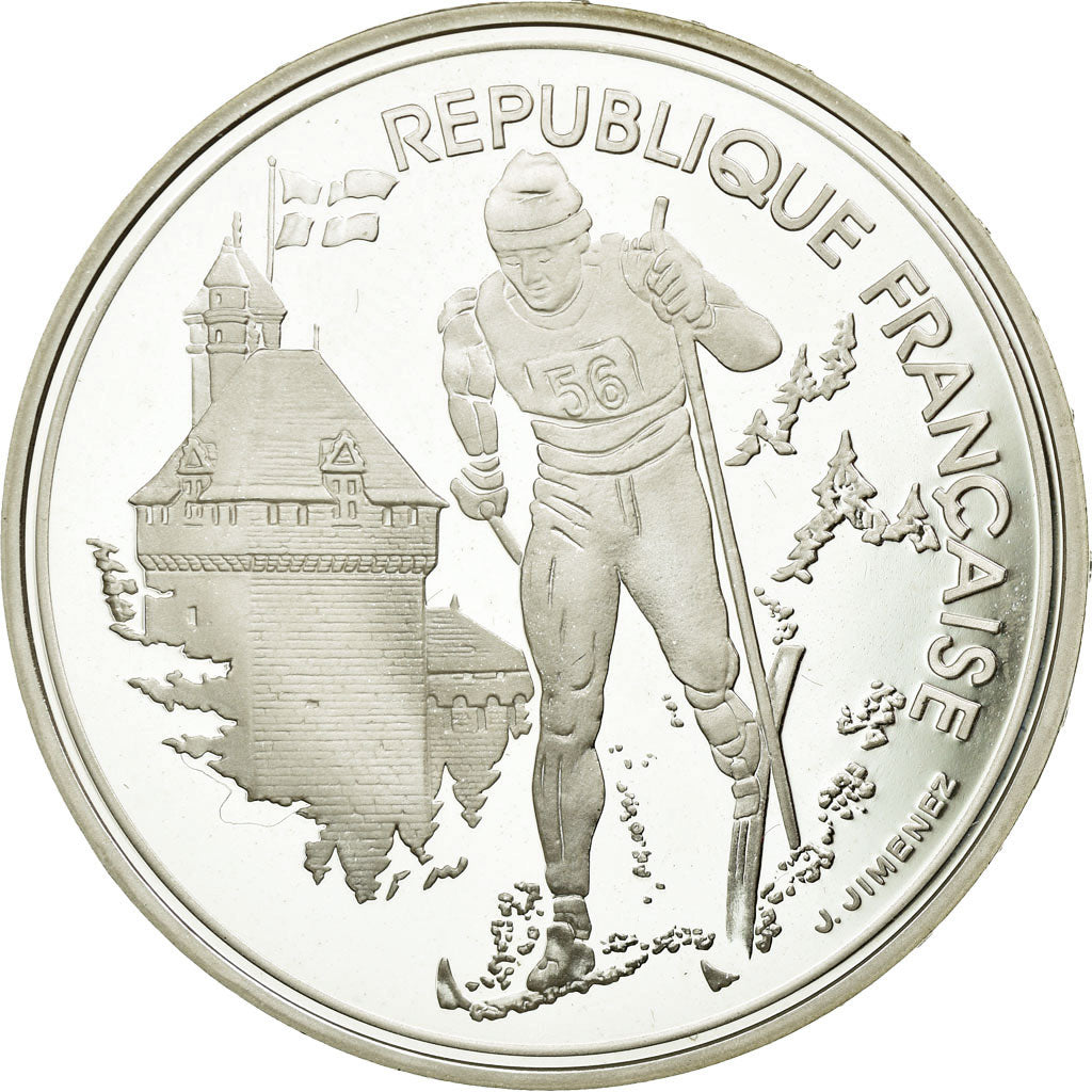 Coin, France, 100 Francs, 1991, MS(65-70), Silver, KM:994, Gadoury:14