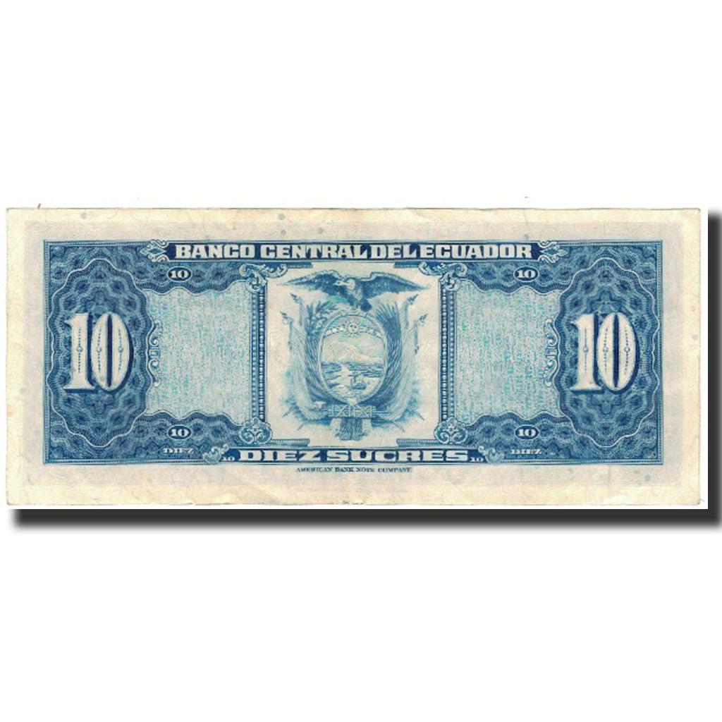 Banknote, Ecuador, 10 Sucres, 1975-04-14, KM:109, EF(40-45)
