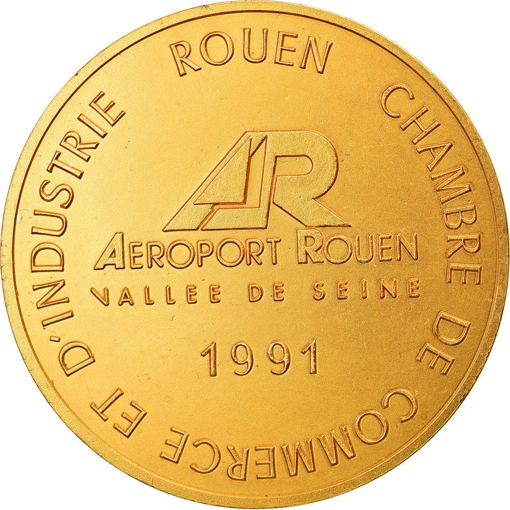 France, Token, Chambre de Commerce et d'Industrie de Rouen, Aviation, 1991