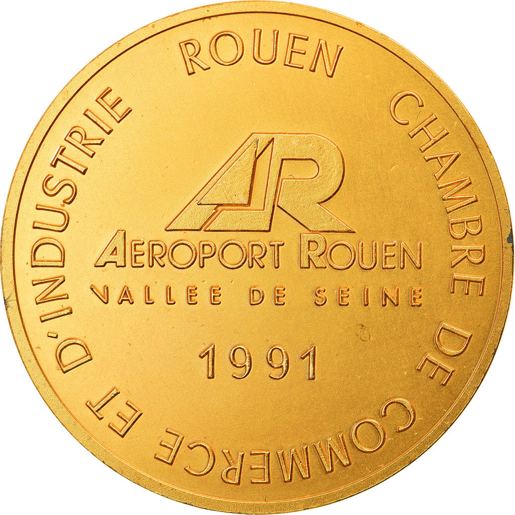 France, Token, Chambre de Commerce et d'Industrie de Rouen, Aviation, 1991