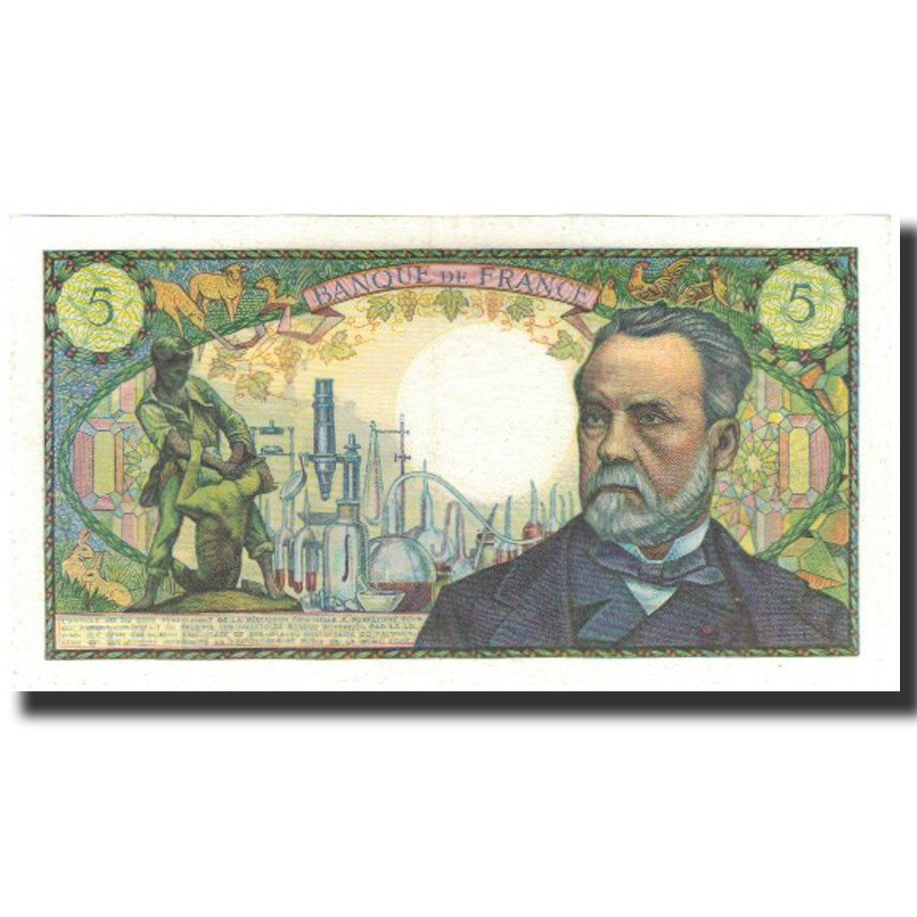 Francia, 5 Francs, 5 F 1966-1970 ''Pasteur'', 1966-07-07, UNC, Fayette:61.2