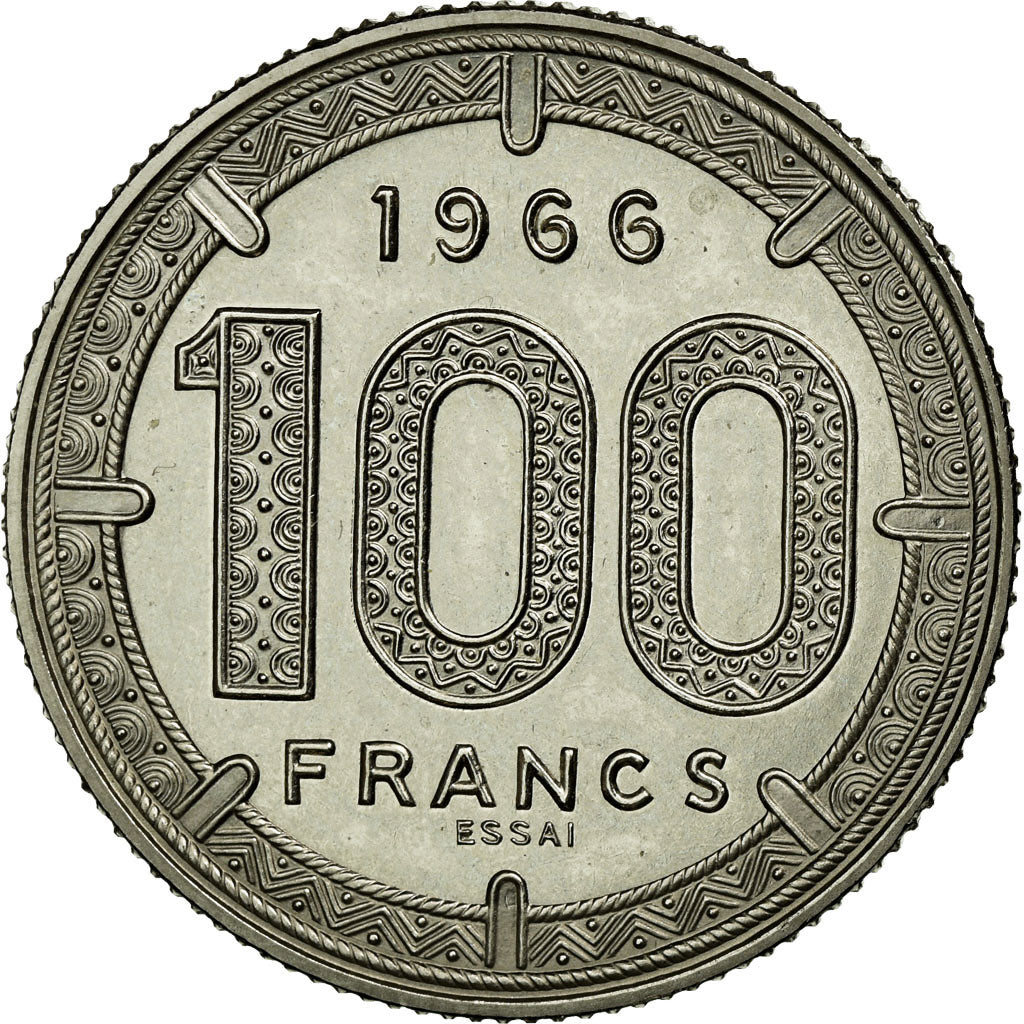 Monnaie, Cameroun, 100 Francs, 1966, Paris, SPL, Nickel, KM:E11