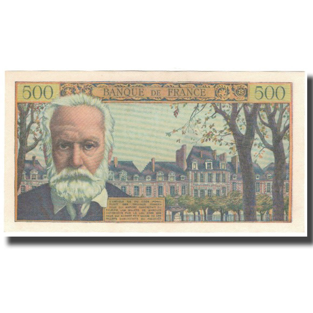 França, 500 Francs, Victor Hugo, 1954-09-02, V.48, UNC(63)