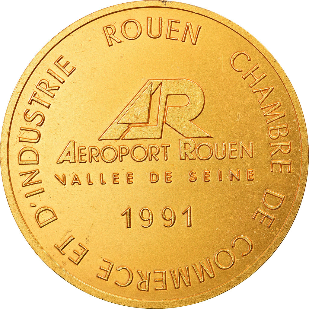 France, Token, Chambre de Commerce et d'Industrie de Rouen, Aviation, 1991
