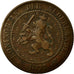 Coin, Netherlands, William III, 2-1/2 Cent, 1877, EF(40-45), Bronze, KM:108.1