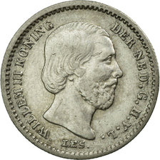 Coin, Netherlands, William III, 5 Cents, 1862, EF(40-45), Silver, KM:91