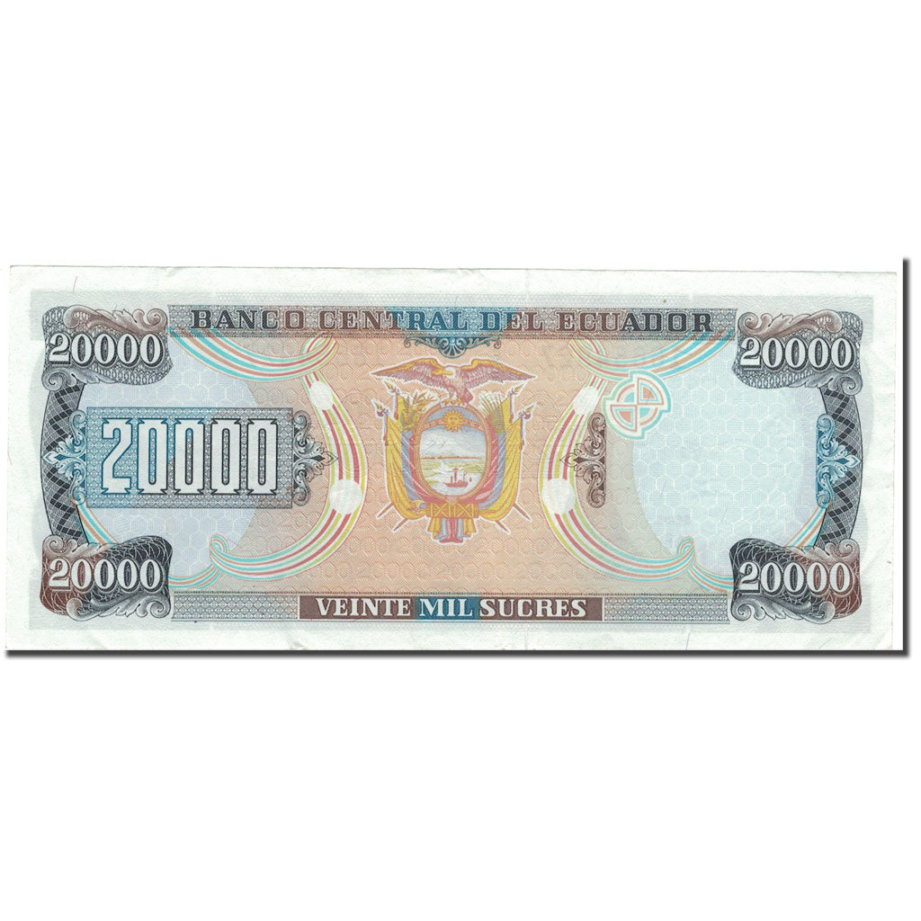 Banknote, Ecuador, 20,000 Sucres, 1999-03-10, KM:129c, AU(50-53)