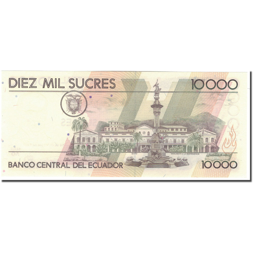 Banknot, Ekwador, 10,000 Sucres, 1998-12-14, KM:127c, UNC(65-70)