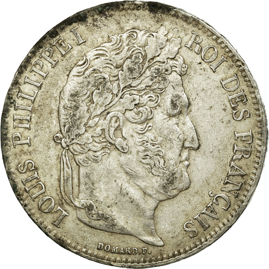 Coin, France, Louis-Philippe, 5 Francs, 1834, Paris, EF(40-45), Silver