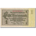 Geldschein, Deutschland, 1 Rentenmark, 1937-01-30, KM:173b, UNZ-