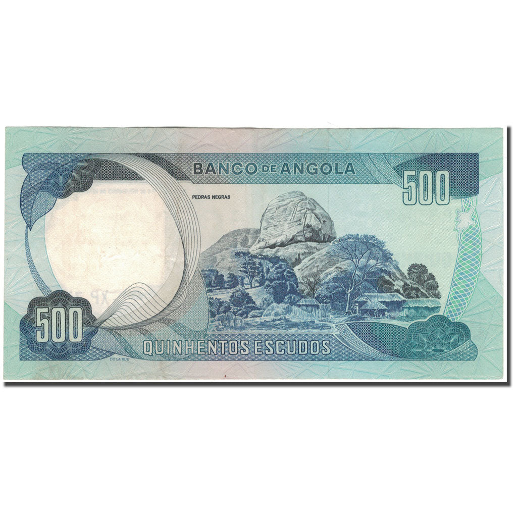 Banknote, Angola, 500 Escudos, 1972-11-24, KM:102, AU(55-58)