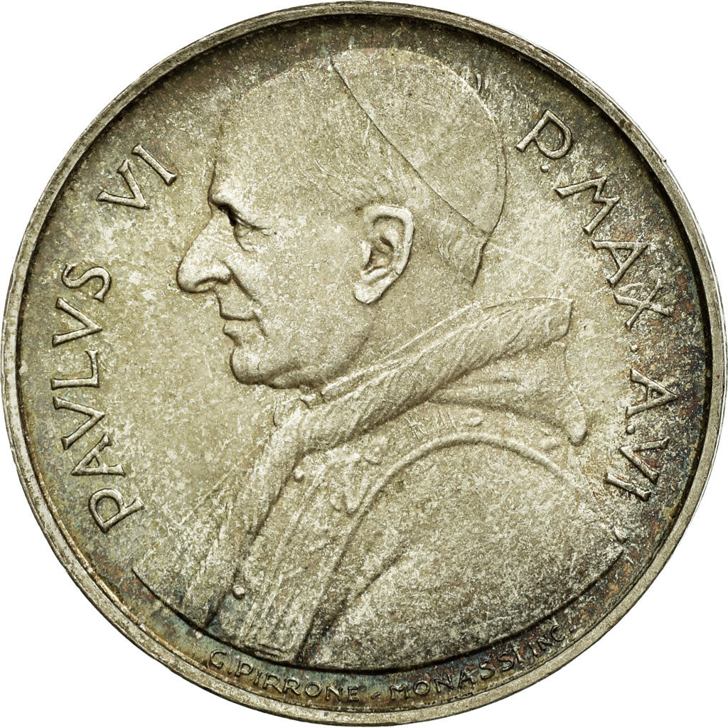 Moneta, CITTÀ DEL VATICANO, Paul VI, 500 Lire, 1968, SPL, Argento, KM:107