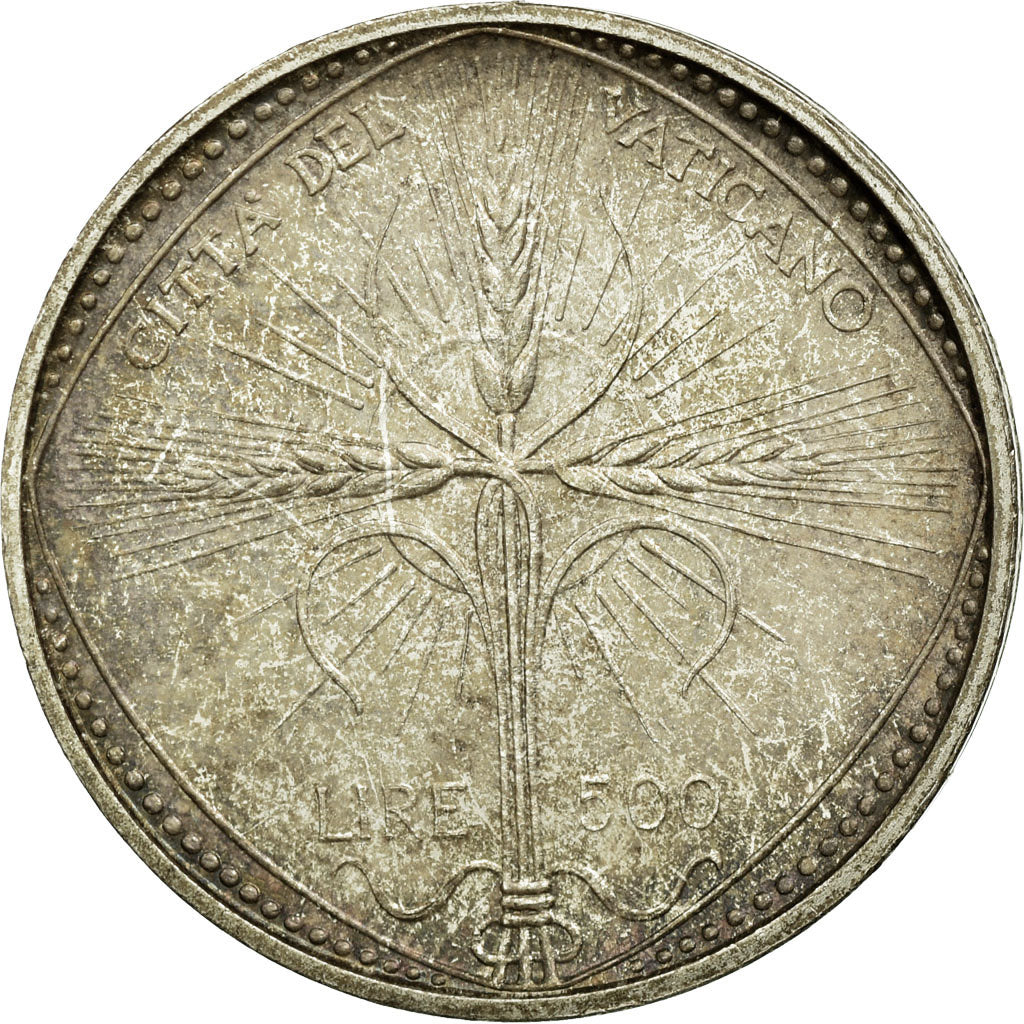Moneta, CITTÀ DEL VATICANO, Paul VI, 500 Lire, 1968, SPL, Argento, KM:107