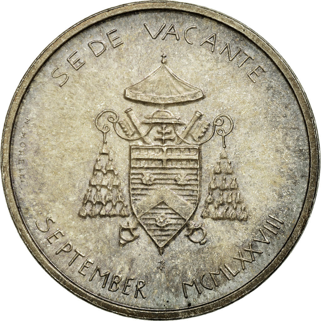 Monnaie, Cité du Vatican, Sede Vacante, 500 Lire, 1978, SUP+, Argent, KM:141