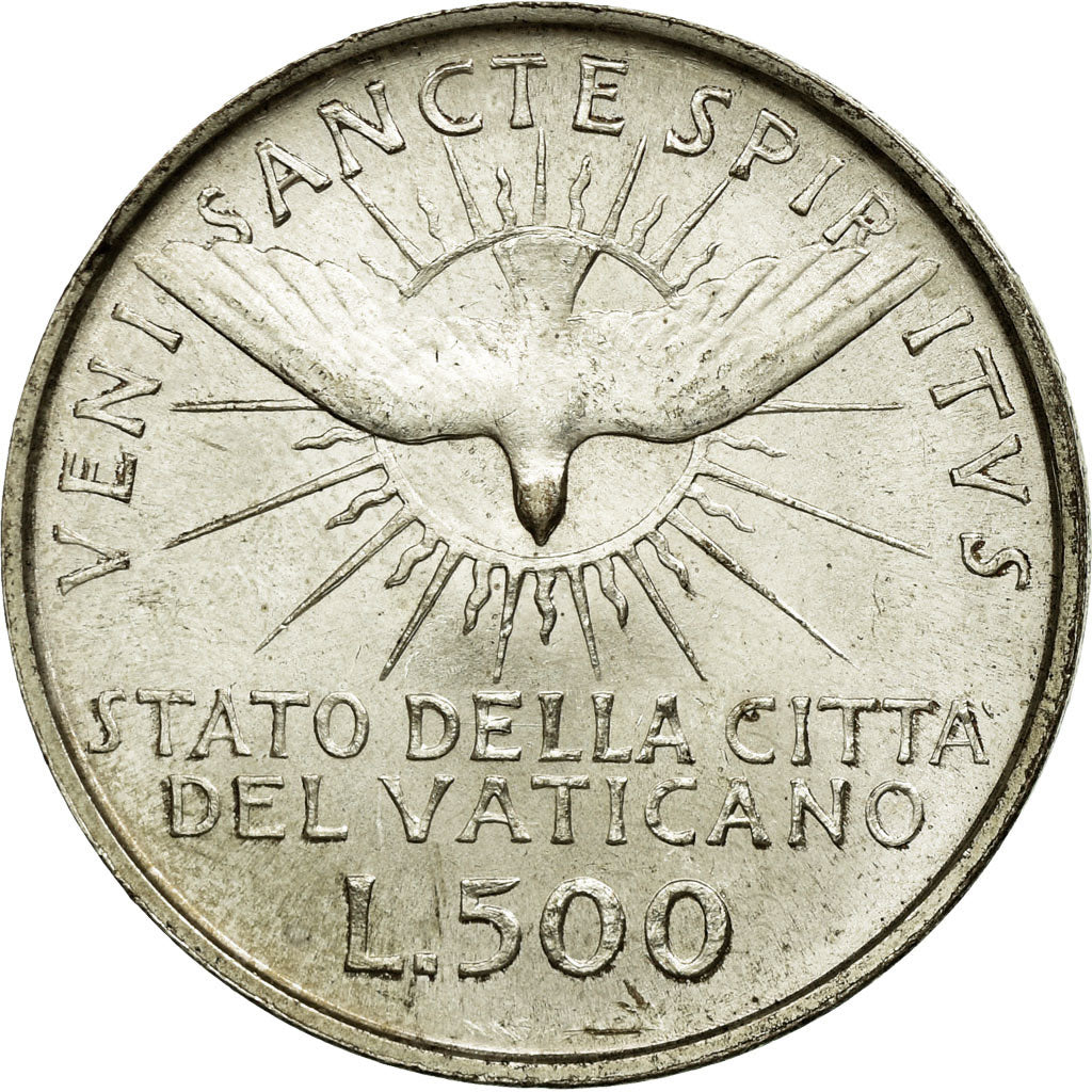 Moneta, CITTÀ DEL VATICANO, Sede Vacante, 500 Lire, 1963, SPL, Argento, KM:75