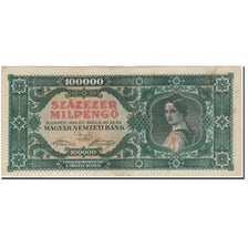 Billete, 100,000 Milpengö, Hungría, 1946-04-29, KM:127, MBC