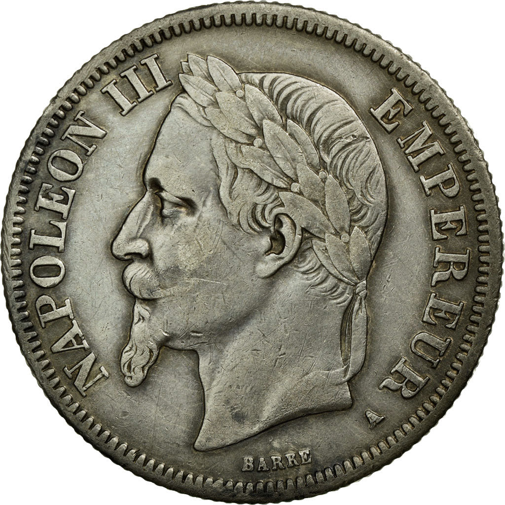Munten, Frankrijk, Napoleon III, Napoléon III, 2 Francs, 1869, Paris, ZF