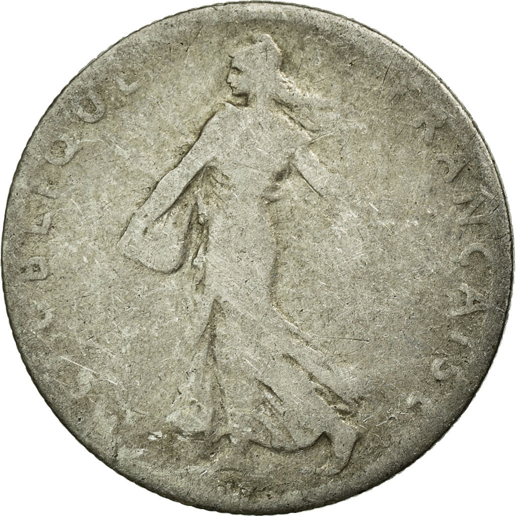 Coin, France, Semeuse, 50 Centimes, 1906, F(12-15), Silver, KM:854, Gadoury:420