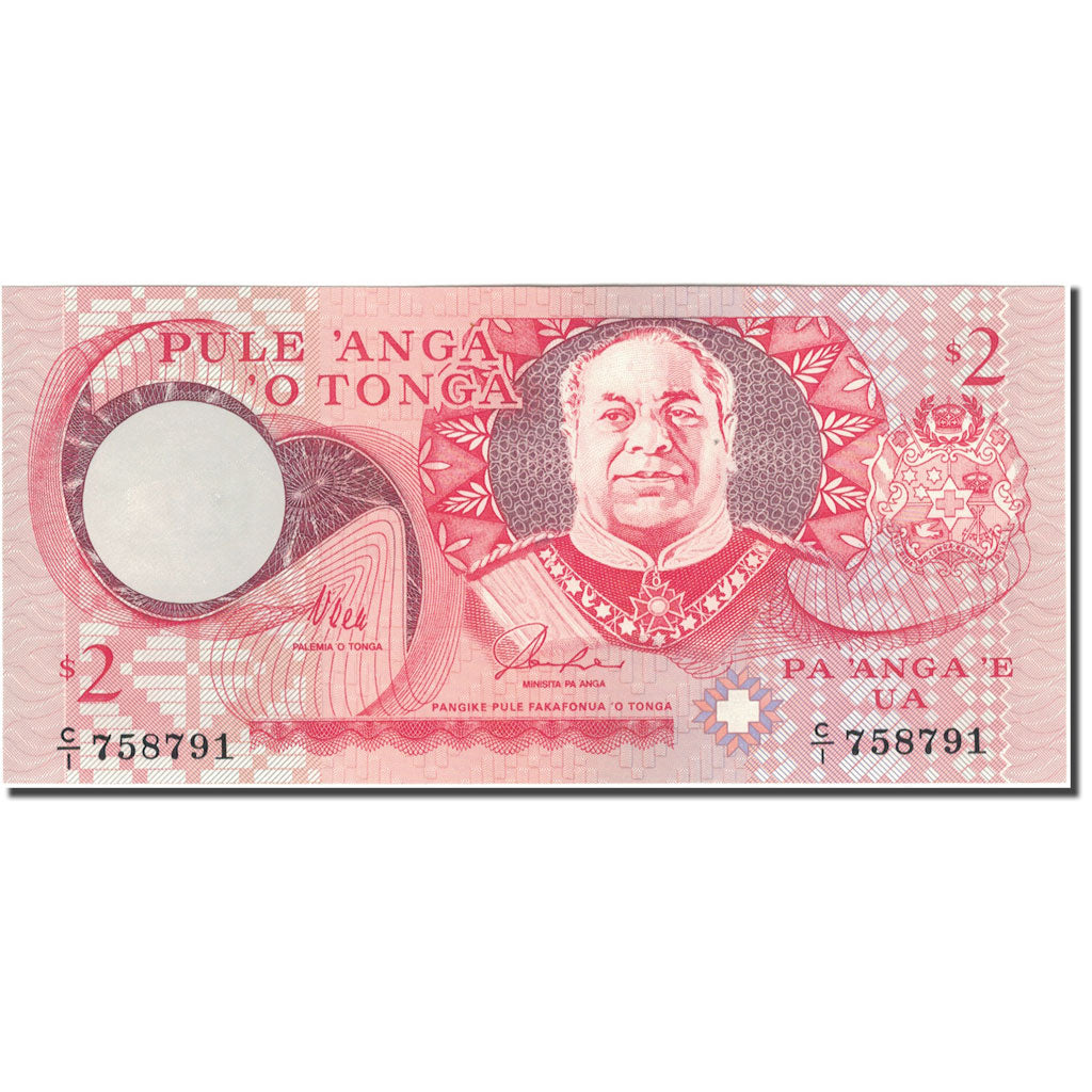 Banconote, Tonga, 2 Pa'anga, KM:32a, FDS