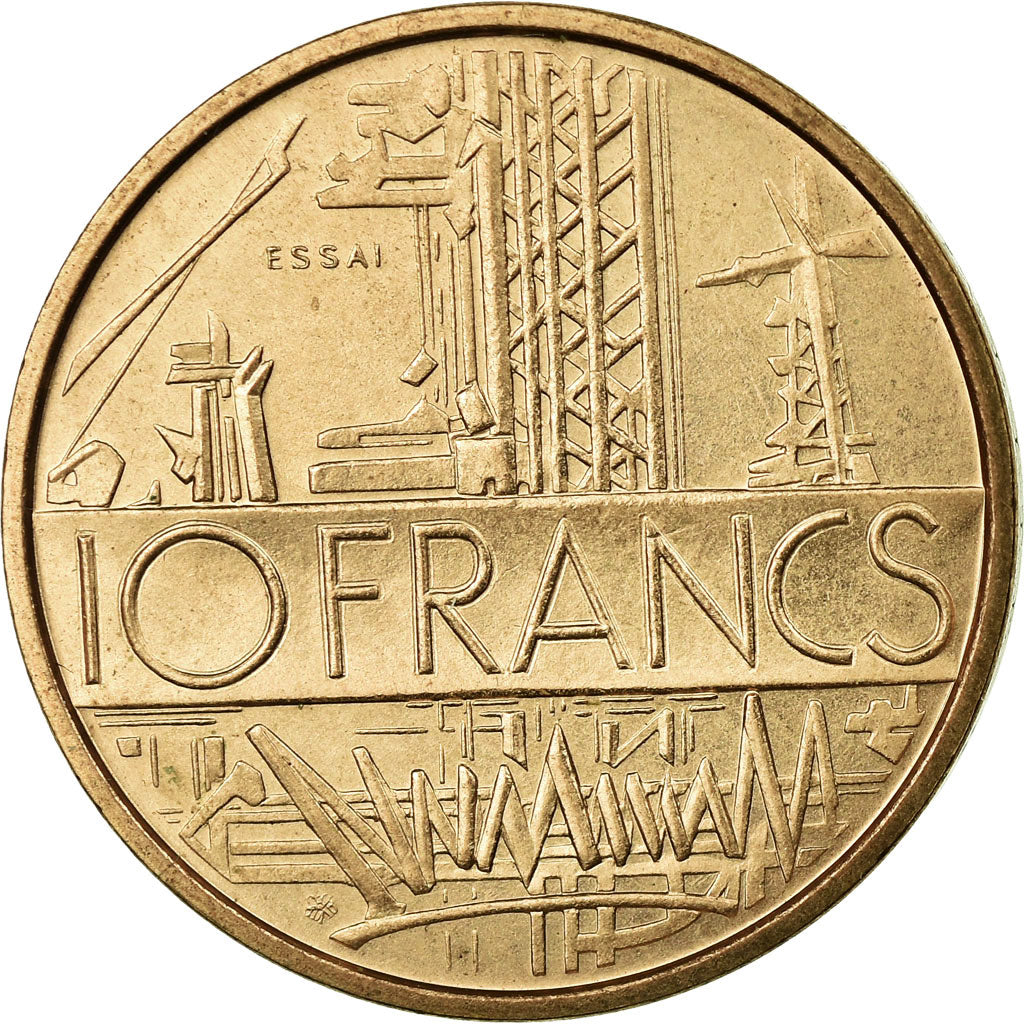 Coin, France, 10 Francs, 1974, MS(65-70), Nickel-brass, KM:E115, Gadoury:814