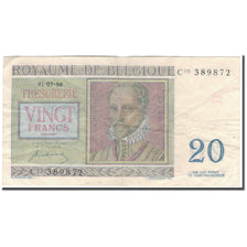 Banknote, Belgium, 20 Francs, 1950-07-01, KM:132a, EF(40-45)