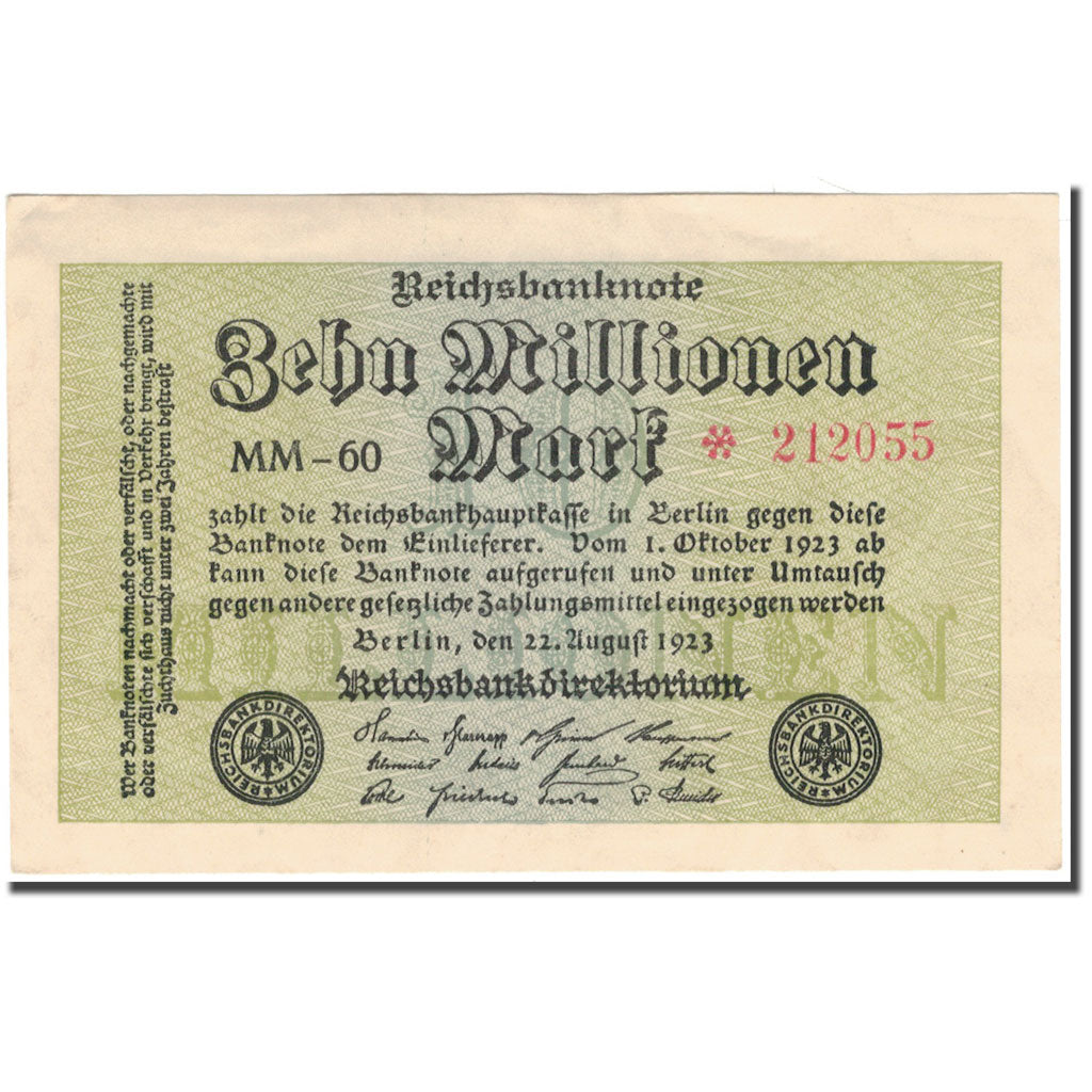 Banknote, Germany, 10 Millionen Mark, 1923, KM:106a, UNC(60-62)