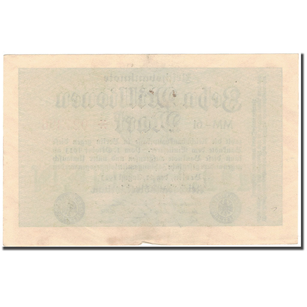 Billete, 10 Millionen Mark, 1923, Alemania, KM:106a, EBC