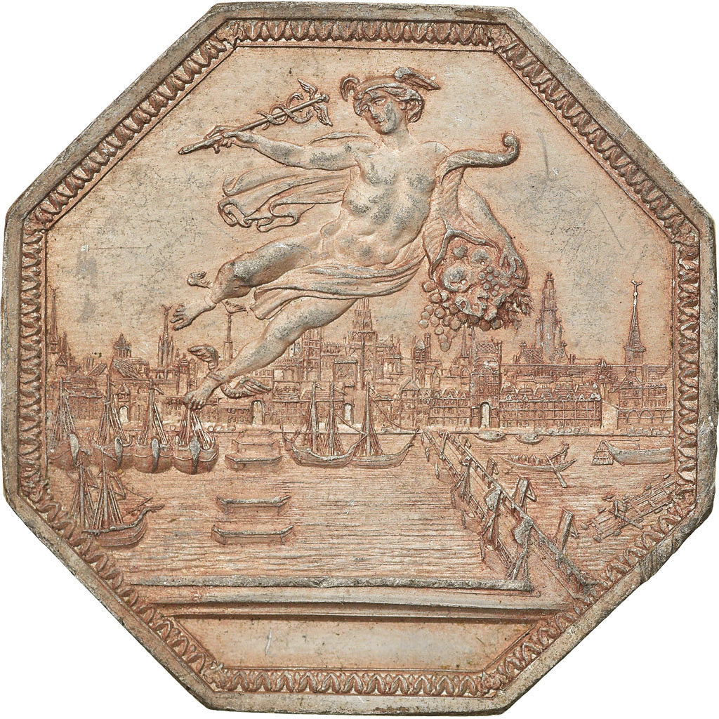 France, Token, Chambre de Commerce de Rouen, Epreuve Uniface d'Avers, 1802