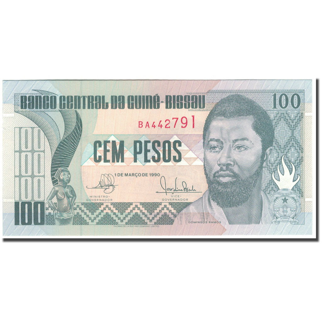 Banknote, Guinea-Bissau, 100 Pesos, 1990-03-01, KM:11, UNC(65-70)